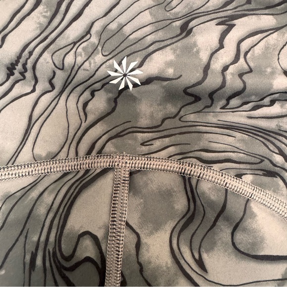 Athleta Ultimate Stash Pocket Printed 7/8 Tight Fluidity Black - Picture 5 of 8